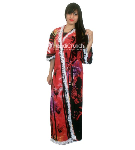 Colorful Cotton Long Kimono Robes