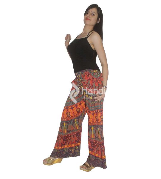 Multicolour women palazzo pants