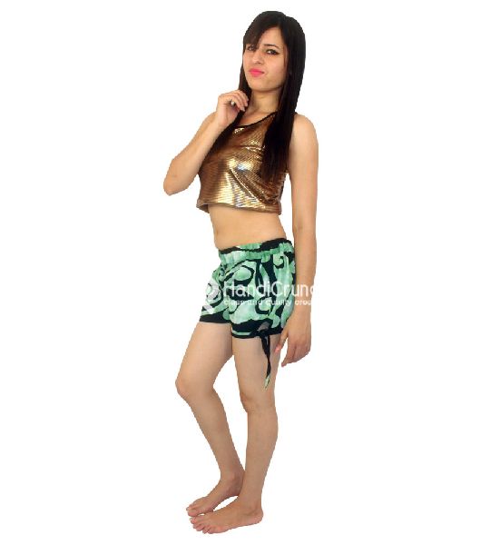 Womens Cotton Floral Summer Elastic Casual Pant