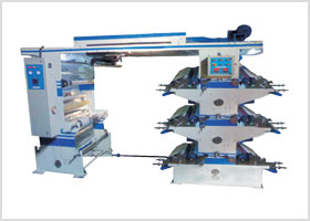 9-12kw Semi Automatic Six Color Flexo Printing Machine, Certification ...