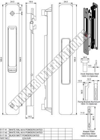 Double Sliding Door Locks