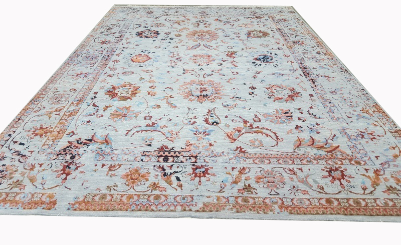 Colourful Traditional Wool Silk Rugs