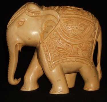 wooden elephant