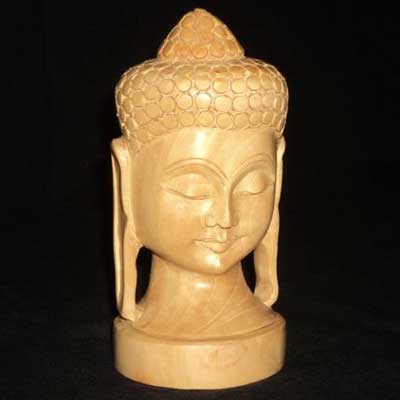 Wooden Gauttam Buddha