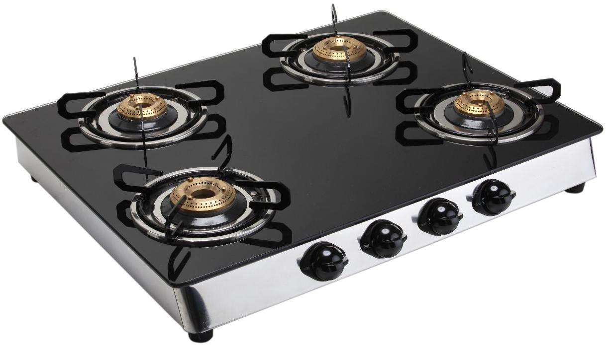 Four Burners Glass Cooktop