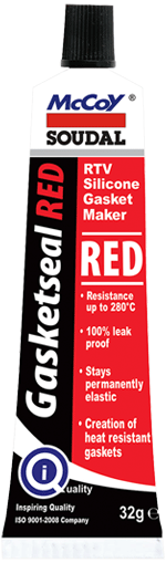 RTV Silicone Gasket Maker- Gasketseal Red