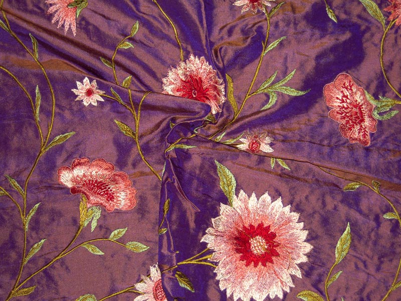Silk Dupion Slubless Fabric