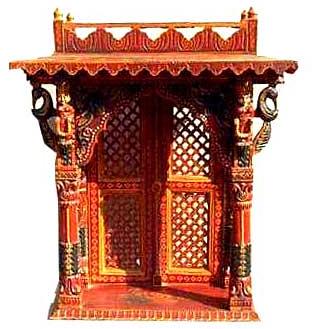 Handcrafted Wooden Jharokha