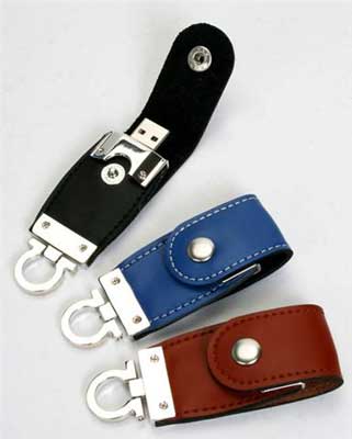 leather cover pen drives - BS: 3705