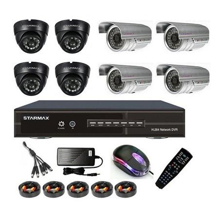 Starmax 8 Channel CCTV Security Kit