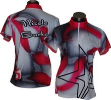 Customized Sublimated Bowling Shirts / Printed Bowling Practice Jersey