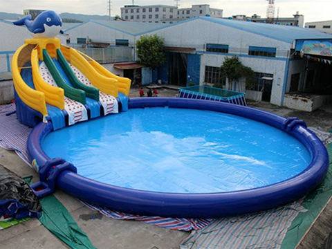 large blow up swimming pools