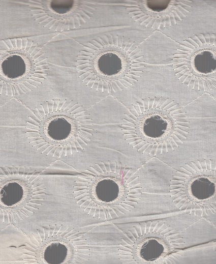 Aarya Ethnics Cotton Cambric Chicken Embroidered Bleach Fabrics_DN-04