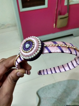 silk thread hair band - Tanvee Handicraft Store, Gaya, Bihar