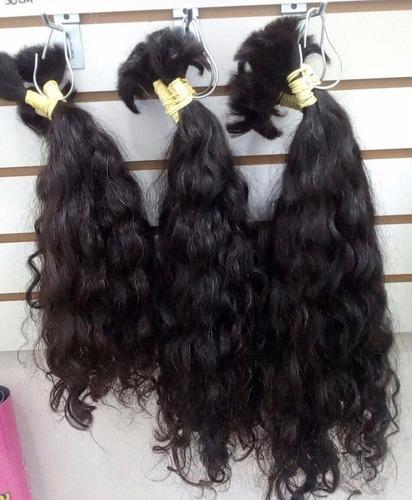 Bulk Remy Hair, for Personal, Parlour, Color : Black, Brown, Blonde