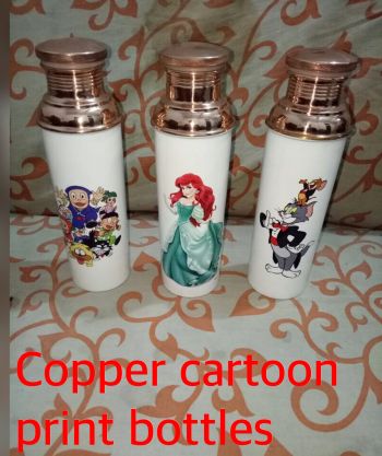 Copper Cartoon Printed Bottles