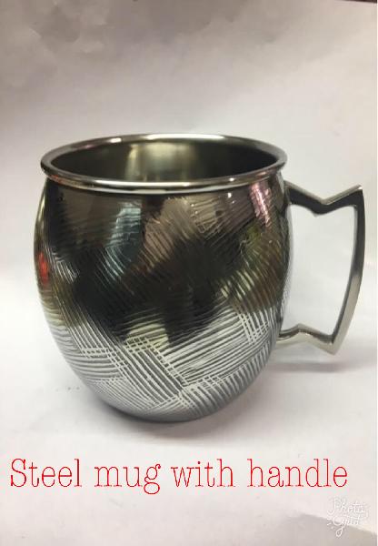 Stainless Steel Mug With Handle