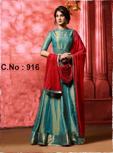 designer multi colour salwar suit