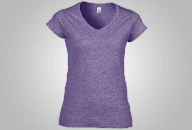 Womens V neck T shirt