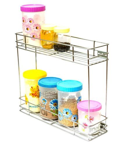 Nickel Plated Kitchen Wire Rack, Color : Silver