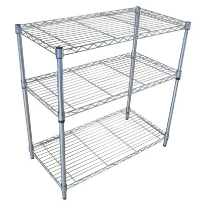 Wire Shelving, Color : Silver