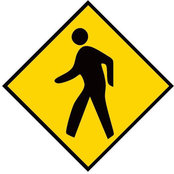 Mighty Line Pedestrian - 1 Sign