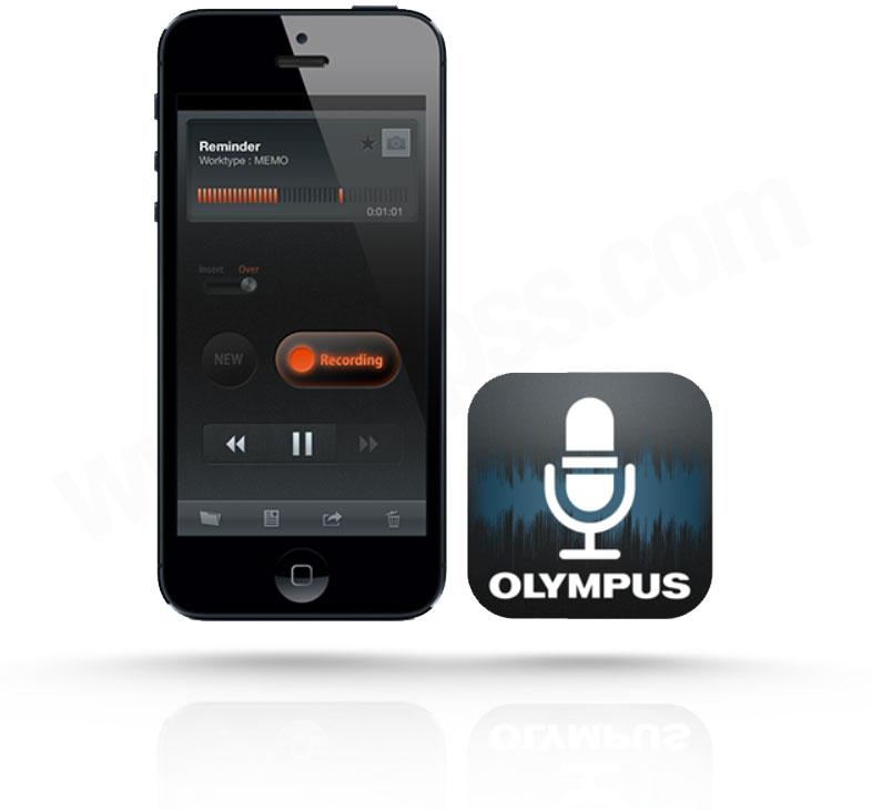 Olympus Smart Phone Dictation App