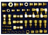 Brass DOT Air Brake Tubing Compression Kit