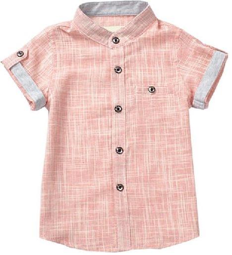 Kids Chinese Collar Shirts, Feature : Eco-Friendly, Anti-Wrinkle, Size ...
