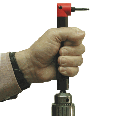 Right Angle Drill Tool Attachment - 90 Degree Threaded Shank Tools Pow