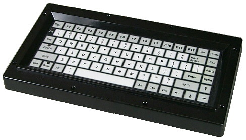 Flush Mounted Industrial Keyboard