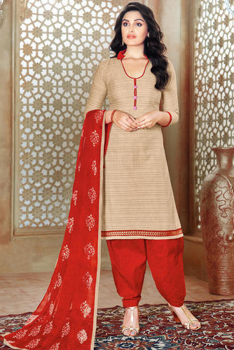 Cotton Jacquard Embellished Designer Suit