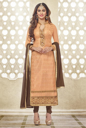 Embroidery Long Designer Suit