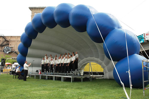 Inflatable Acoustical Shell