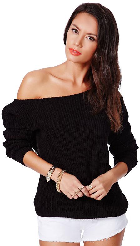 SEXY SHOULDER STRAPLESS WEAR SOLID COLOR BLOUSE