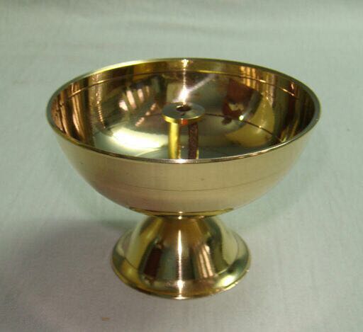 Round Polished Brass Pooja Items, for Home, Temples, Style : Royal