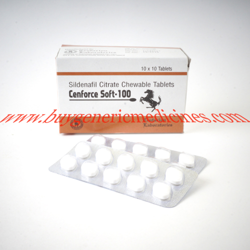 Cenforce Soft-100mg Tablets, Packaging Type : Stripes