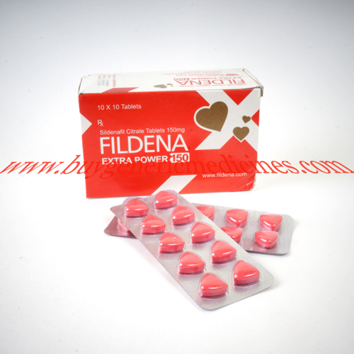Fildena Extra Power 150mg Tablets, Packaging Type : Stripes