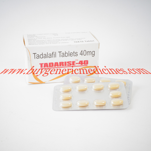 Tadarise 40mg Tablets, Packaging Type : Stripes