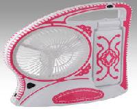 JY Jumbo Branded Rechargeable Fan With Torch & 15 LED Light