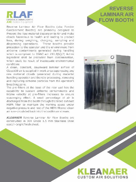 Reverse Laminar Air Flow