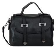 VAB255 Black PU Sling Bags