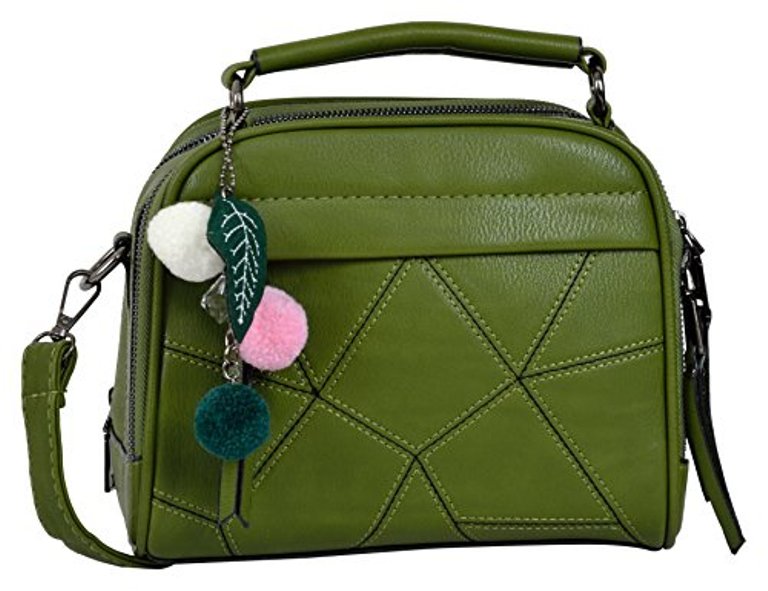 VAGN263 Green PU Sling Bags