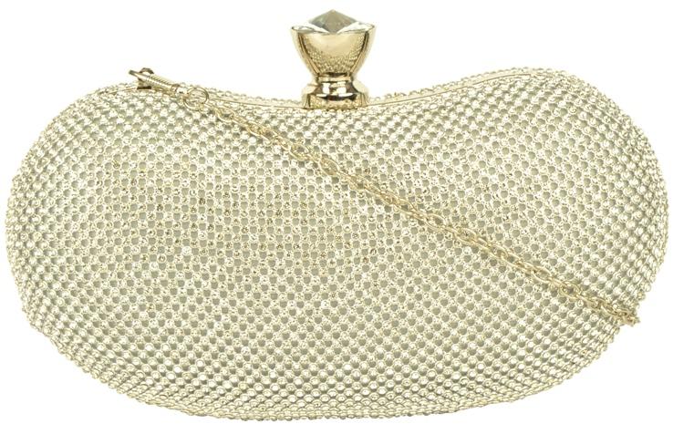 VAS123 Silver Beaded Sling Bags