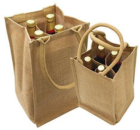 Jute Wine Bags