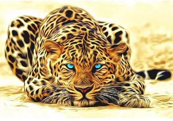 Leopard  DIY Painting Acrylic Wall Art