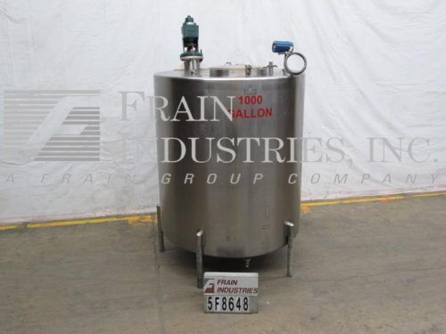 APV Crepaco Tank SS Single Wall 1000 GALLON