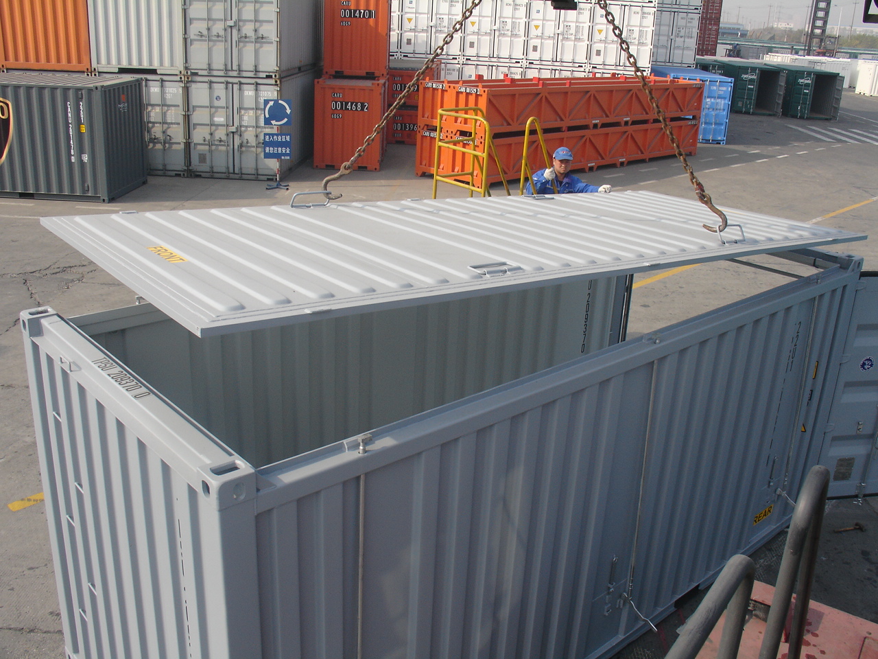 Hard Top Open Top Shipping Container