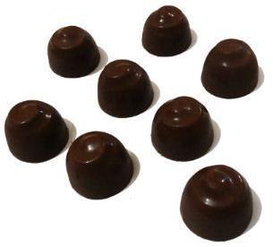 Creamy Half Truffle Shape Dark Chocolate