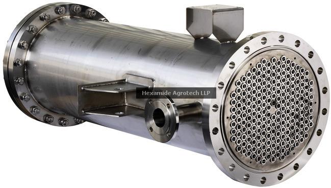 Semi Automatic Stainless Steel Heat Exchanger, for Oil Refineries, Chemical industries, Certification : CE Certified